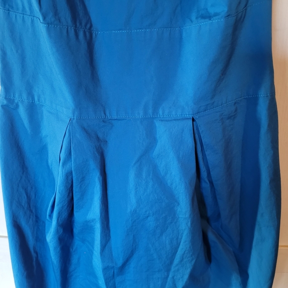 Club Monaco Elegant Blue Midi Dress - Picture 4 of 9